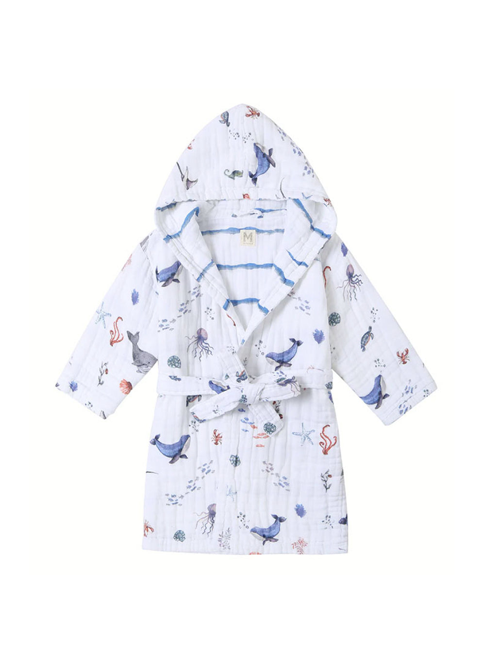 Hooded Muslin Robe