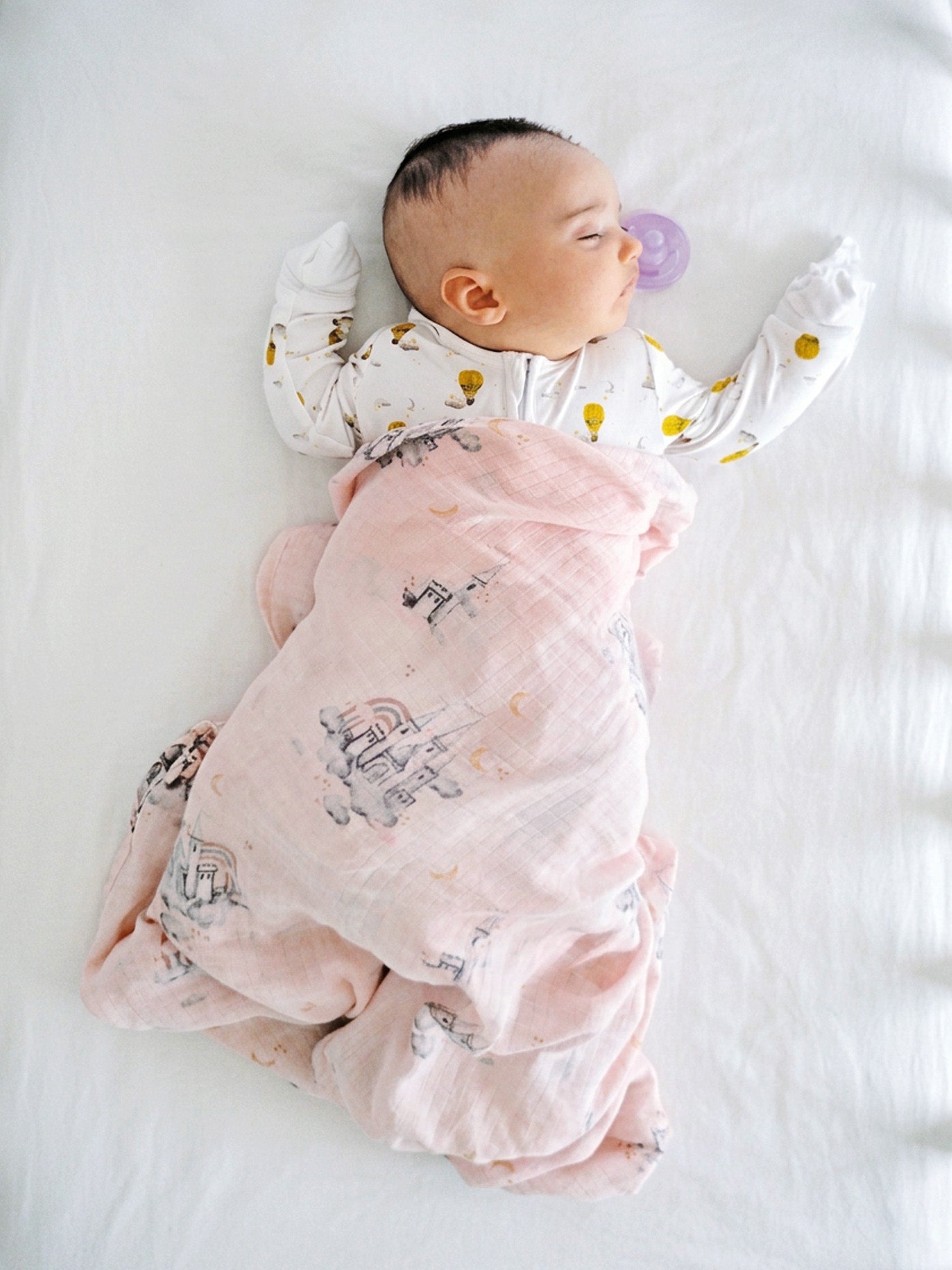 Organic Swaddle - Castles