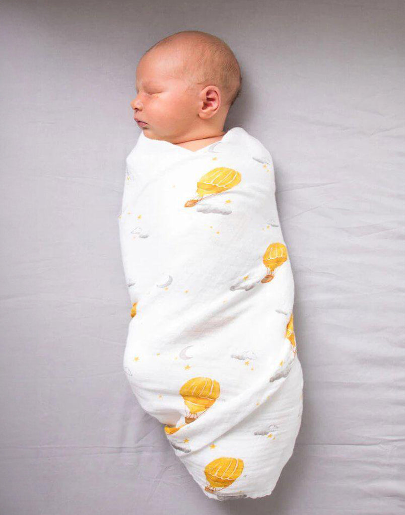 New Baby Gift Set - Yellow Mustard and Grey