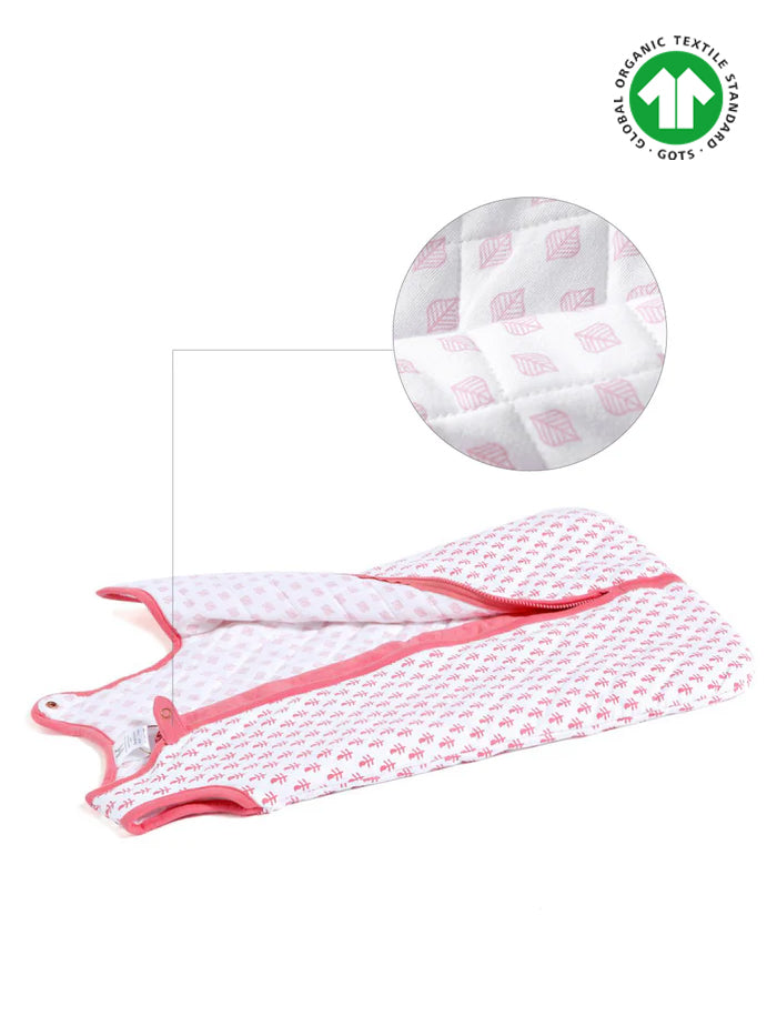 TOG 2.2 (Quilted) - Pink City Wearable Baby Sleep Sack