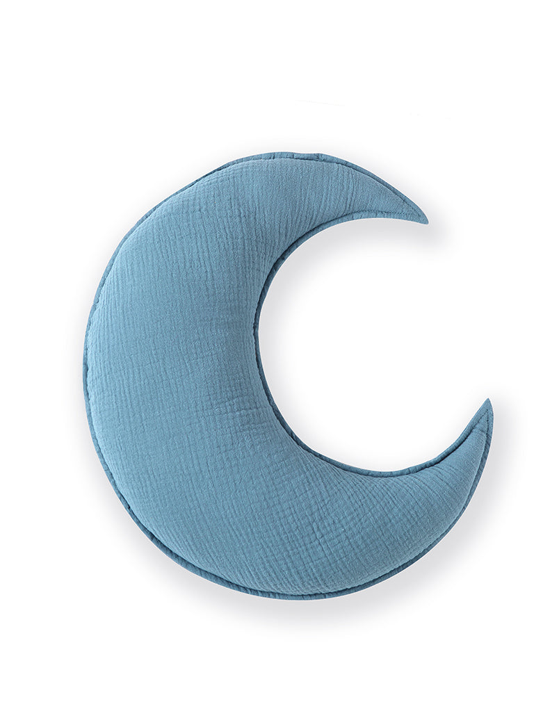Moon Cushion- Teal Blue